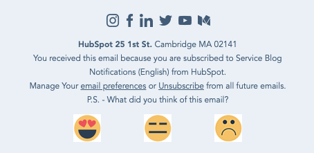What did you think of this email Hubspot