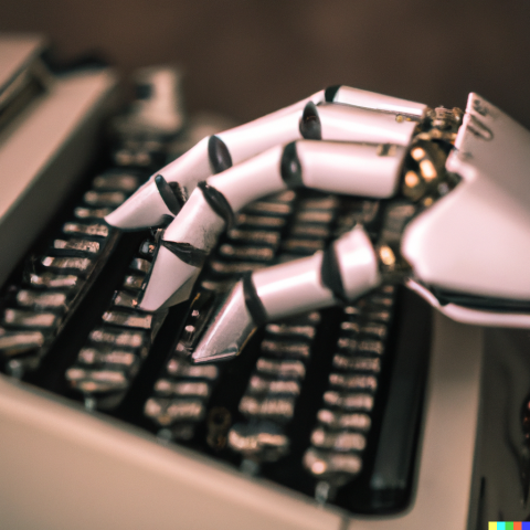 Title-image_DALLE-2023-01-23-22.43.27---a-photo-of-a-robot-hand-typing-on-a-typewriter